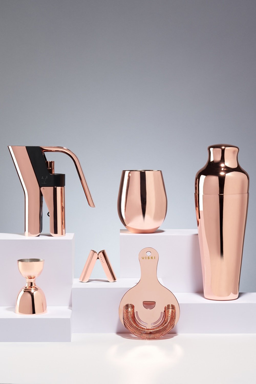 Gold Heavyweight Cocktail Shaker 3