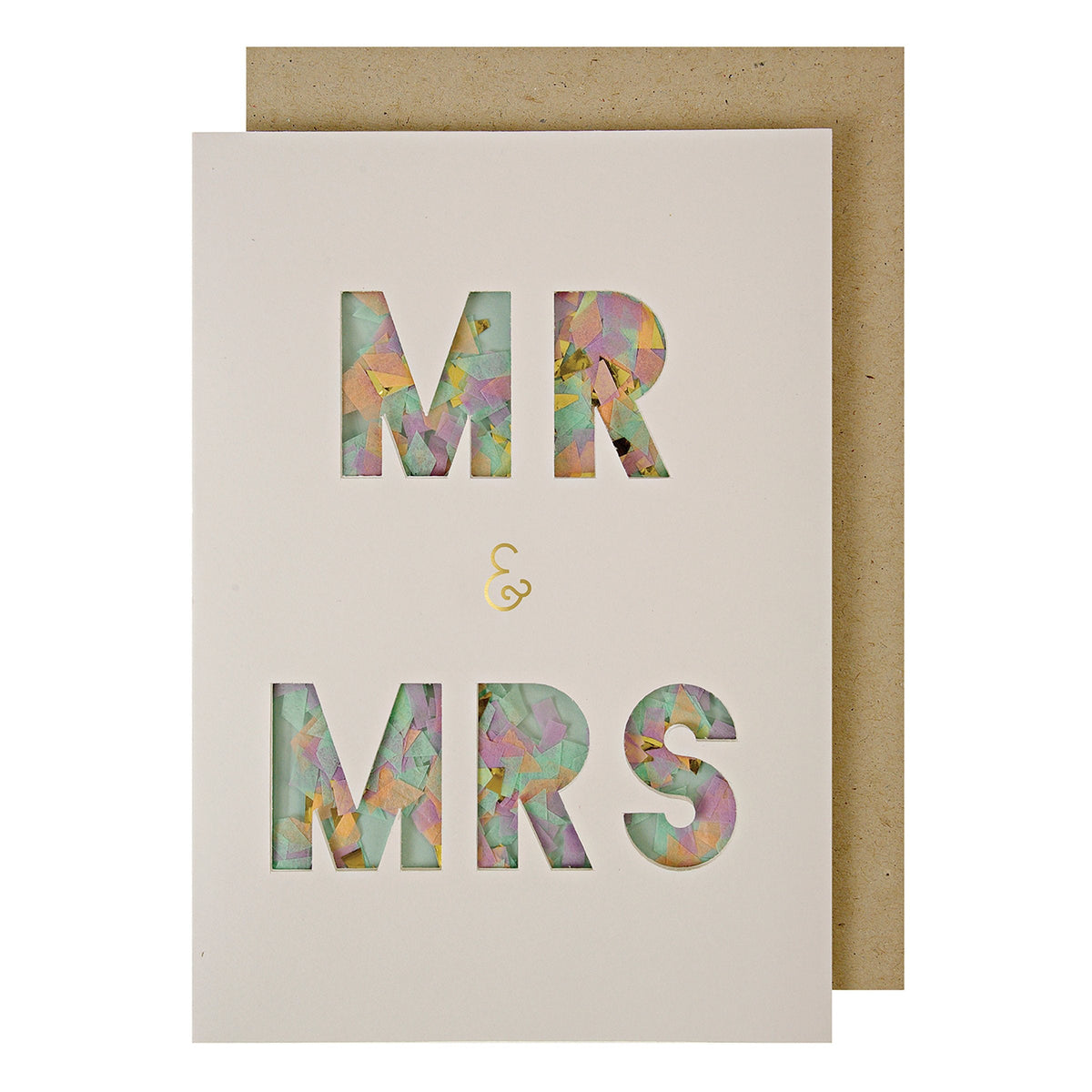 mr mrs confetti shaker wedding card by meri meri mm 132553 1