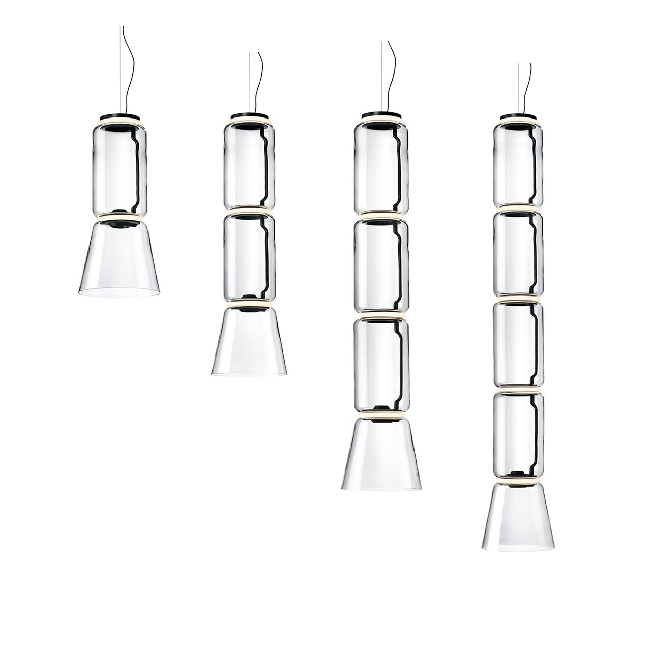 Noctambule Cylinders Dimmable LED Pendant Light