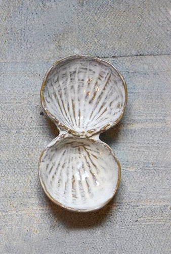 yarnnakarn oceanology cherrystone clam salt pepper dish 4