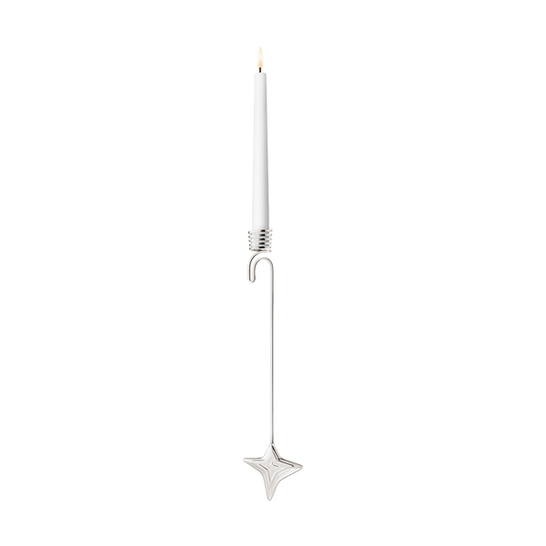 candle holder four point star palladium 1