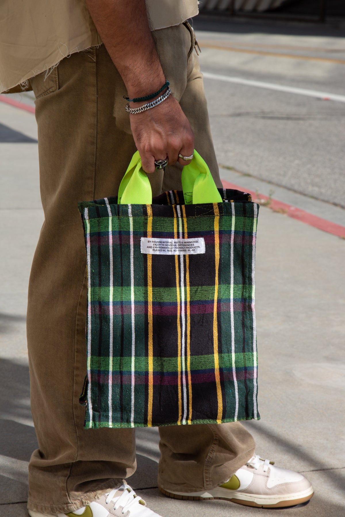 Document Bag Plaid/Check