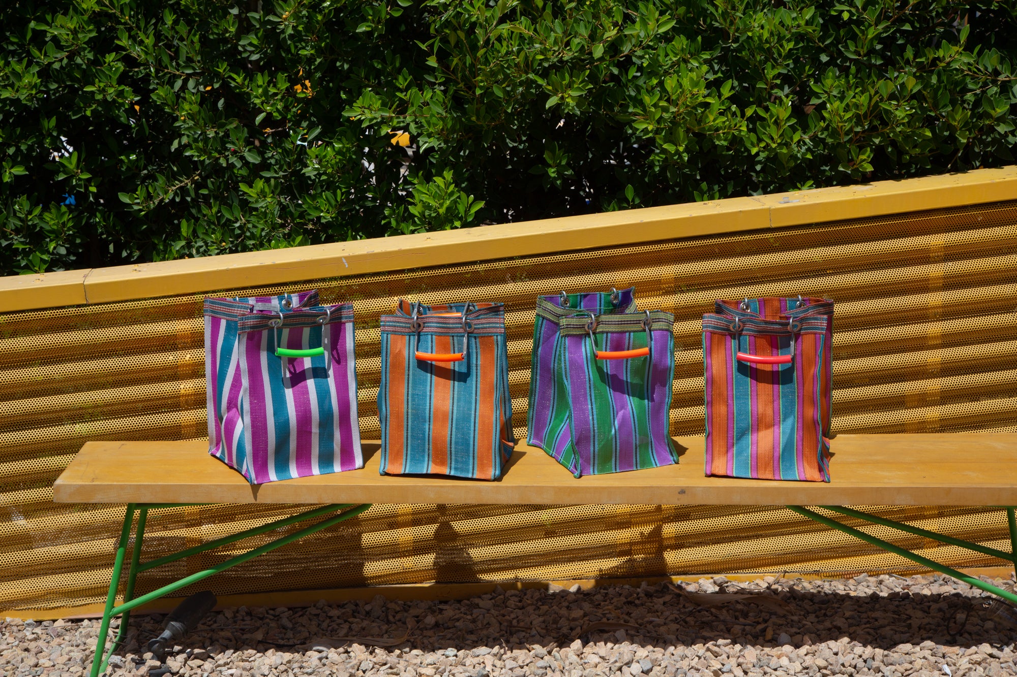 Stripe Tote Bag Rectangle D30