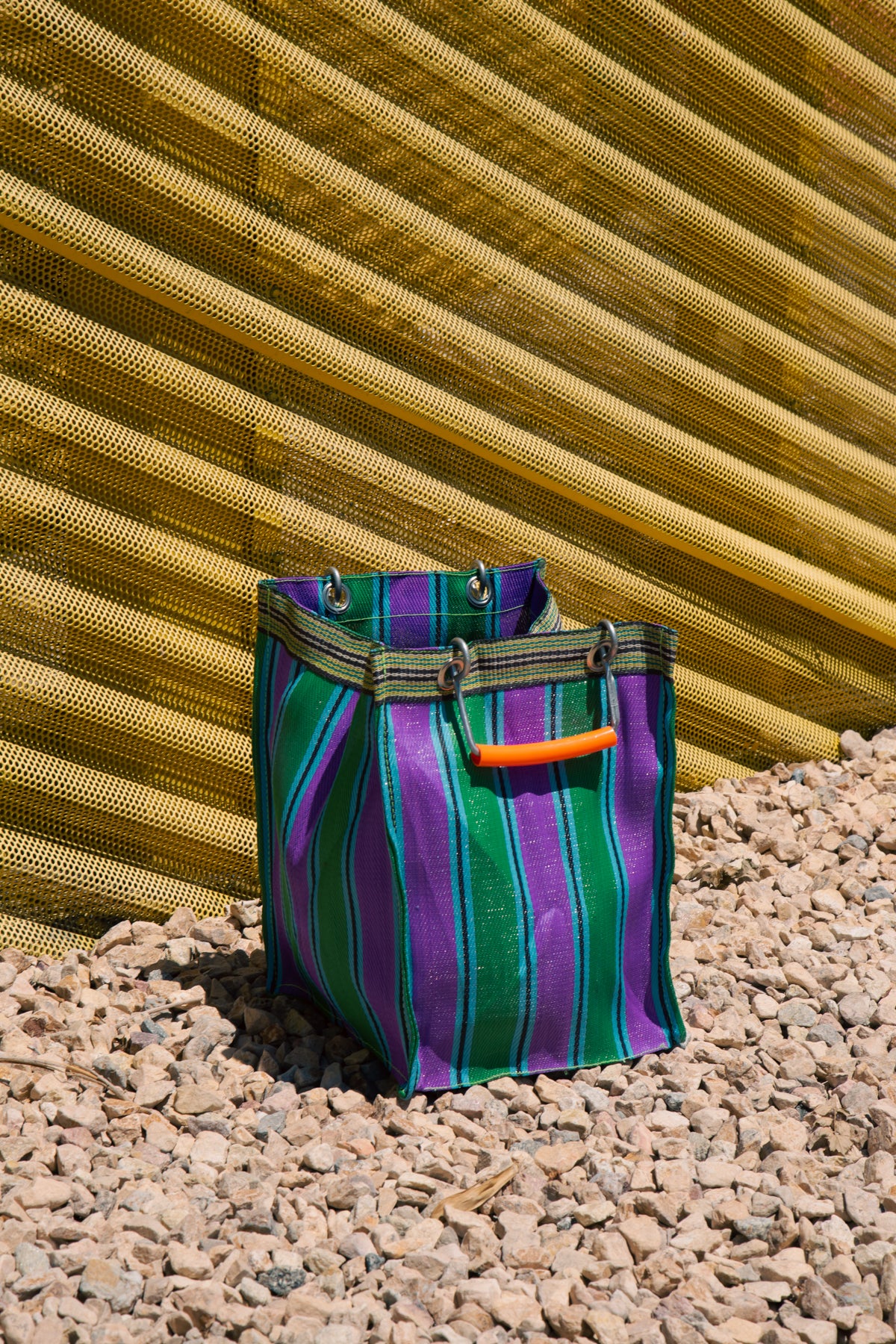 Stripe Tote Bag Rectangle D30