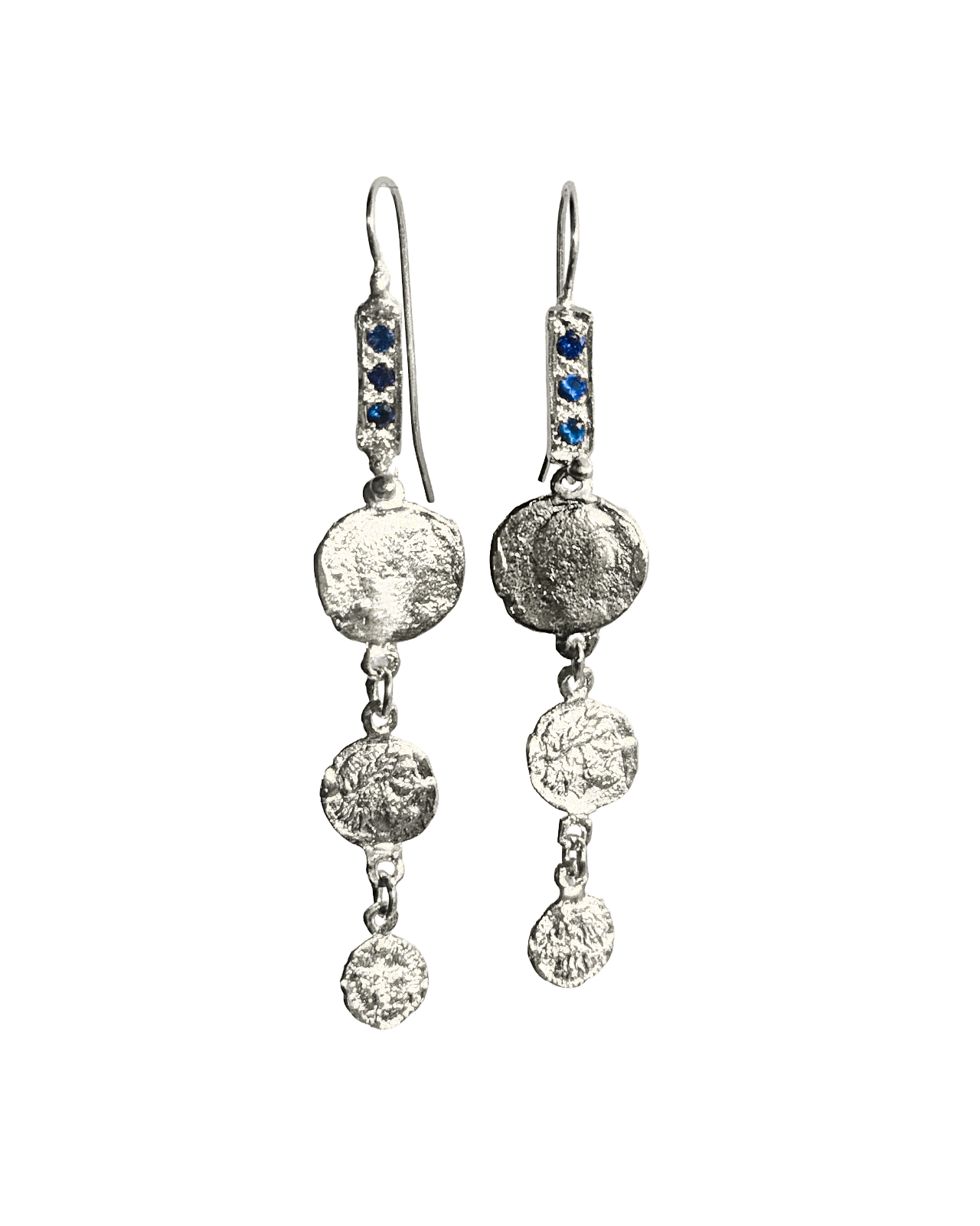 Little Lonely Sapphire Earrings