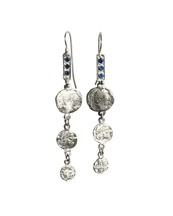 Little Lonely Sapphire Earrings