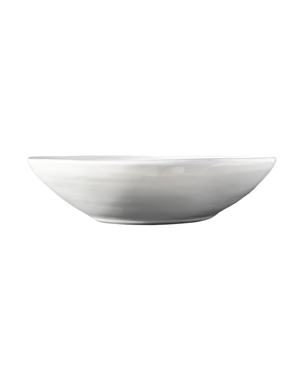 Large Oval Serving Bowl in Milk White