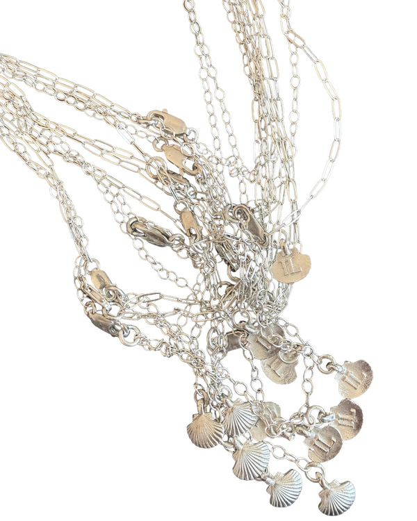 Forever is a Fiction Long Chain in Silver