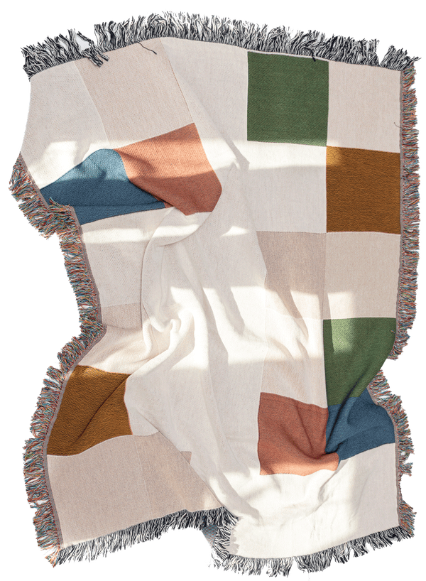 Squares Woven Blankets