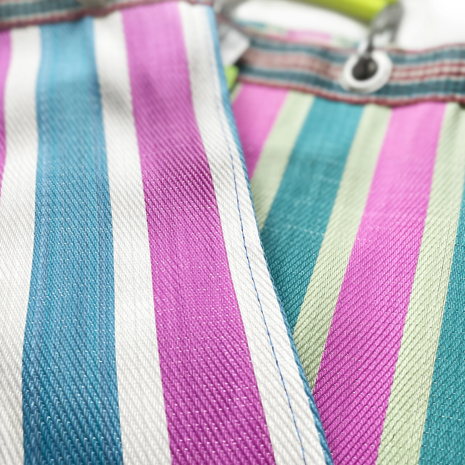 recycled plastic stripe bag rectangle d15 by puebco 503332