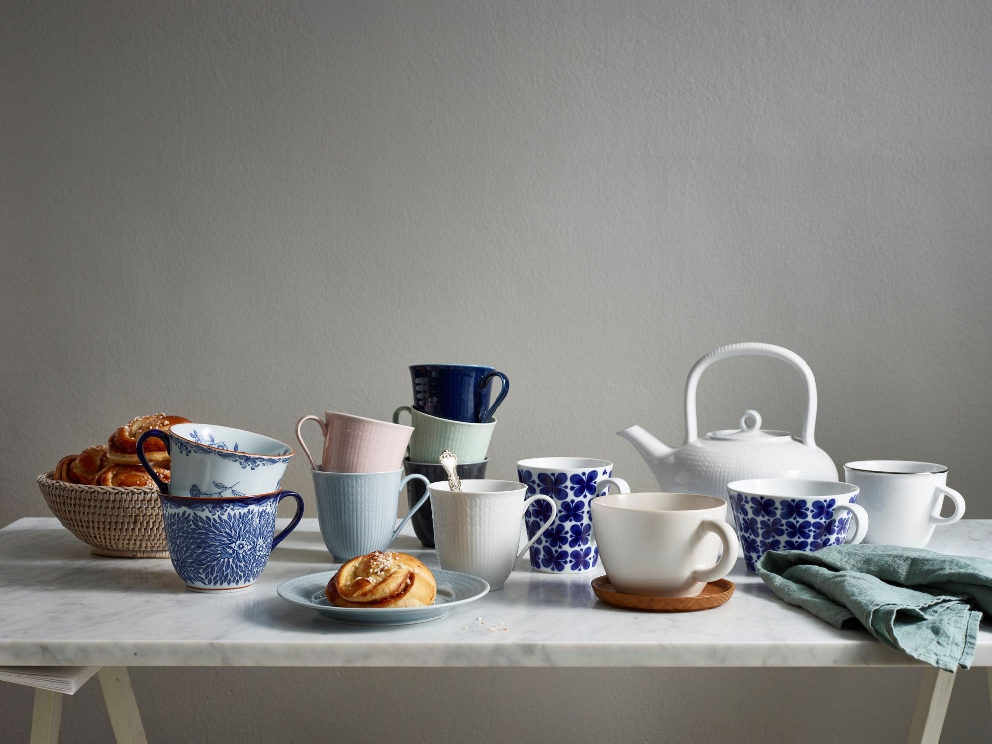 Swedish Grace Mug in Various Sizes and Colors Design by Louise Adelborg X Margot Barolo for Iittala