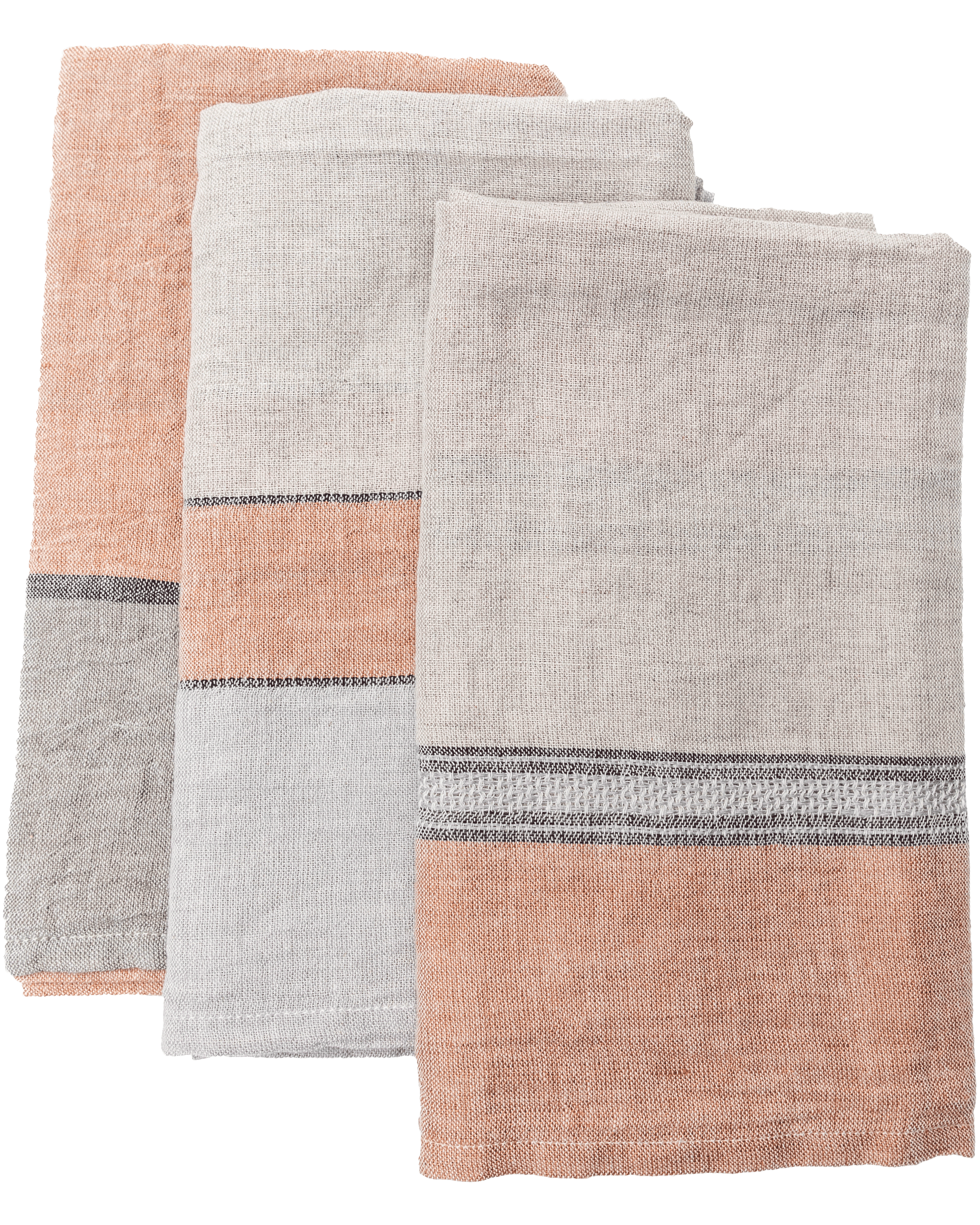 Mandarin Kitchen Towel in İndian Tan-Khaki