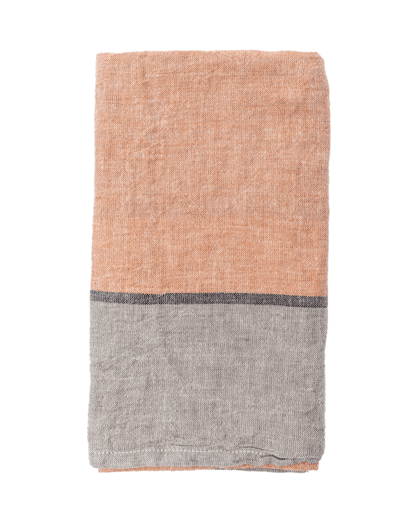 Mandarin Kitchen Towel in İndian Tan-Khaki