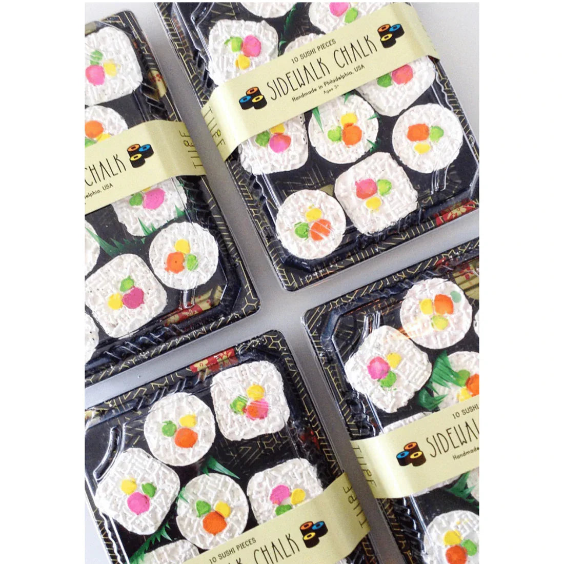 twee sushi maki roll sidewalk chalk 2