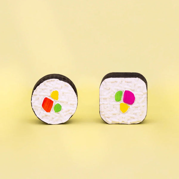 twee sushi maki roll sidewalk chalk 3