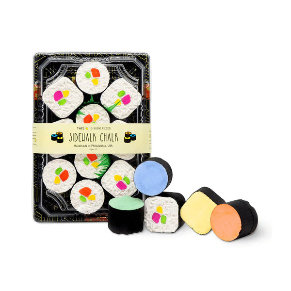 twee sushi maki roll sidewalk chalk 1