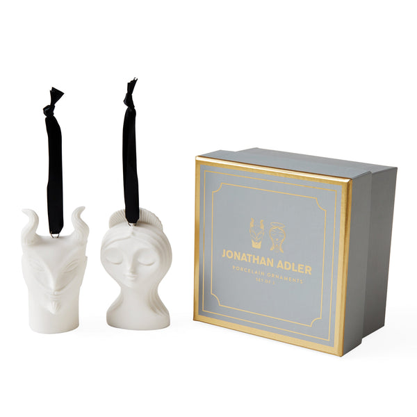 naughty nice ornament set 1