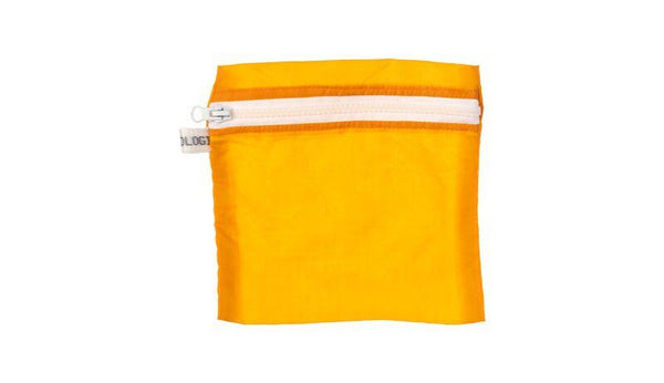 vintage parachute light pouch medium orange design by puebco 1
