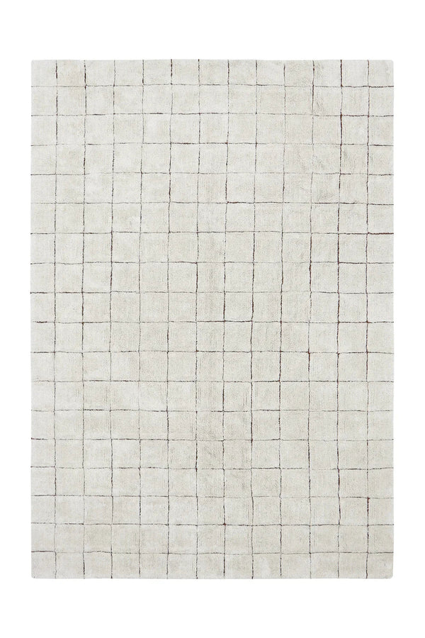 Mosaic Natural Washable Rug 1