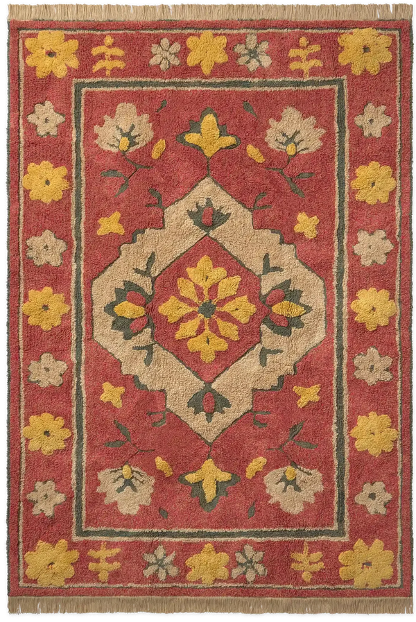 Persian Red Washable Rug Lorena Canals C Per Red S 1