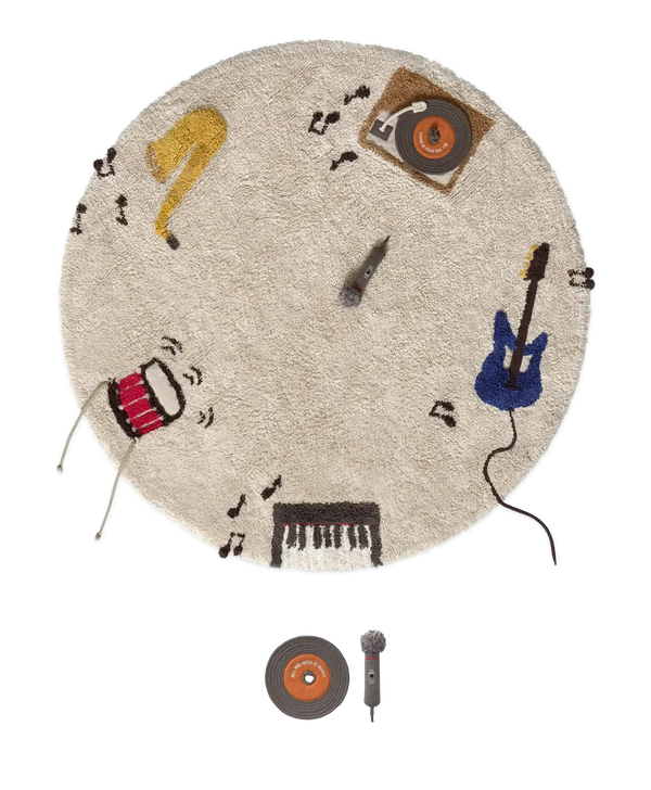 Music Washable Play Rug Lorena Canals C Music 1