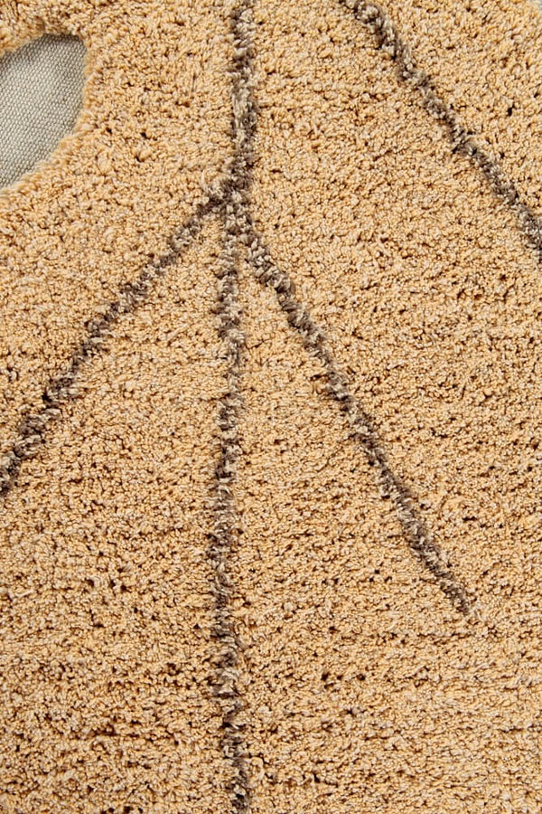 Monstera Honey Washable Rug 3
