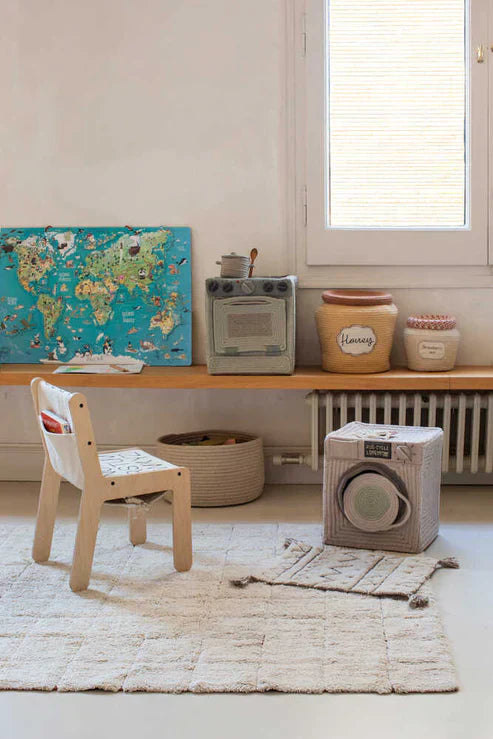 Mosaic Natural Washable Rug 2